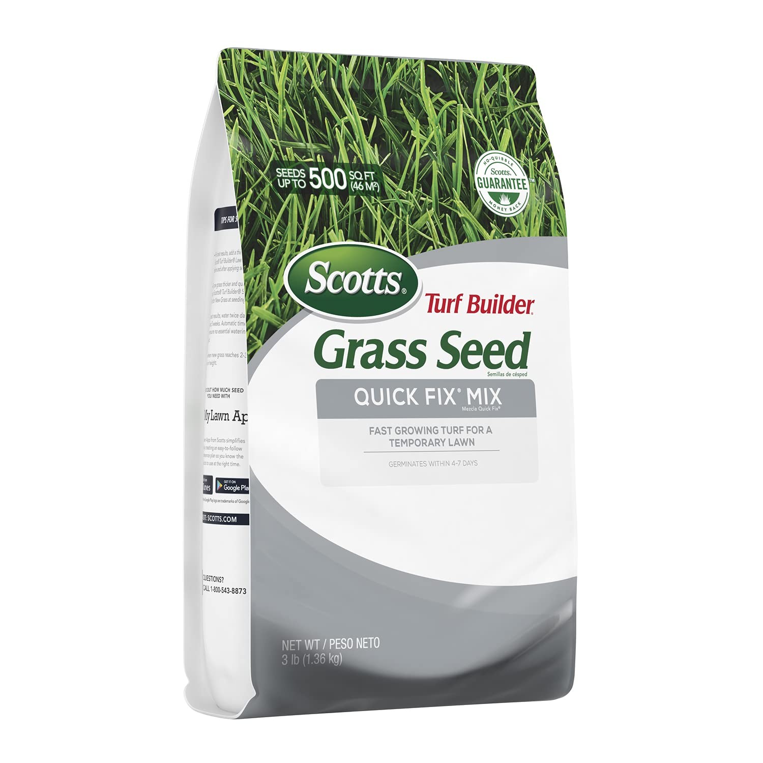 Scotts Turf Builder Grass Seed Quick Fix Mix 3 Lbs. 6-Pack 18272