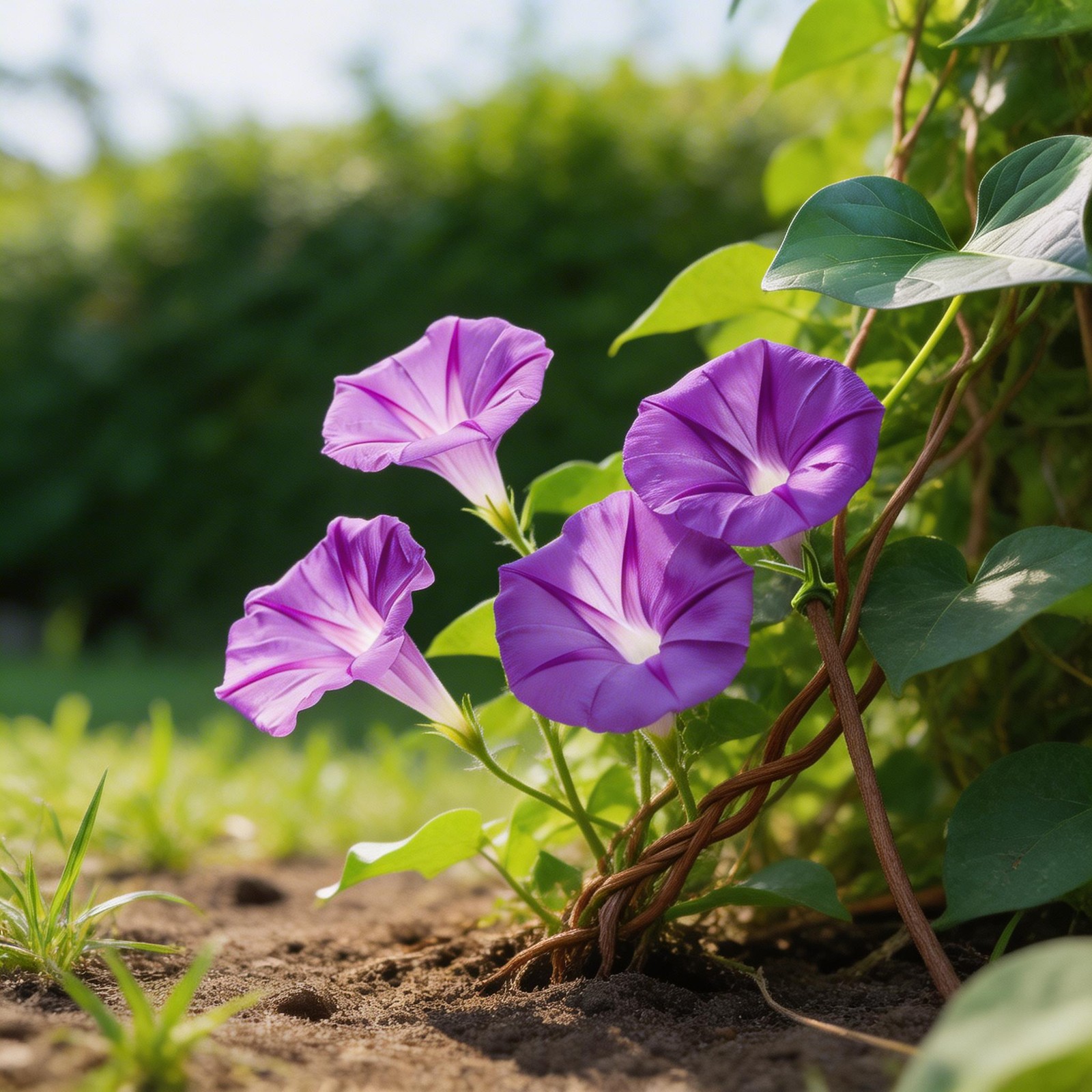 Morning Glory Seeds 100 Pieces Climbing Flower Vine Seeds for Home Landscape Use