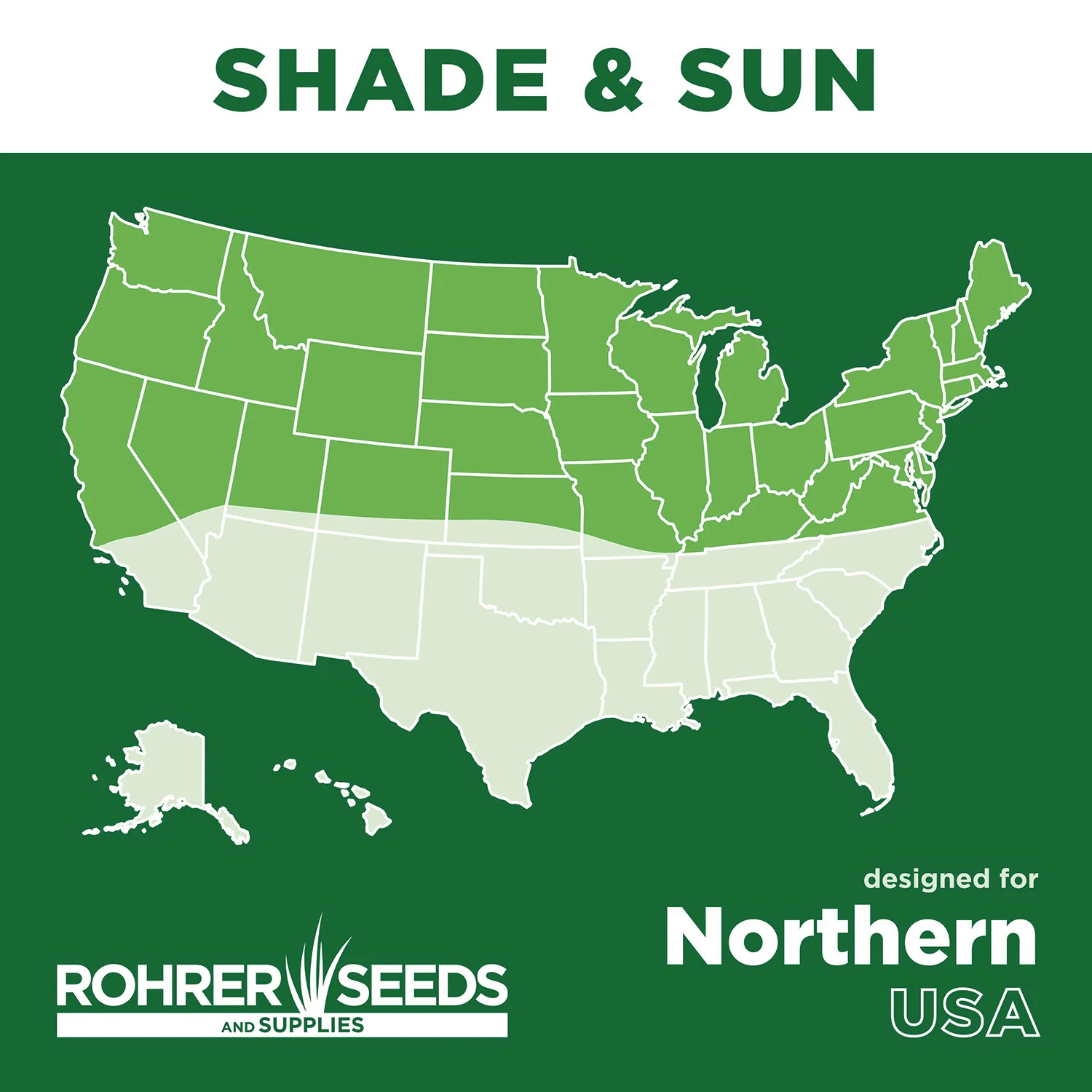 Rohrer Seeds Shade and Sun Grass Seed