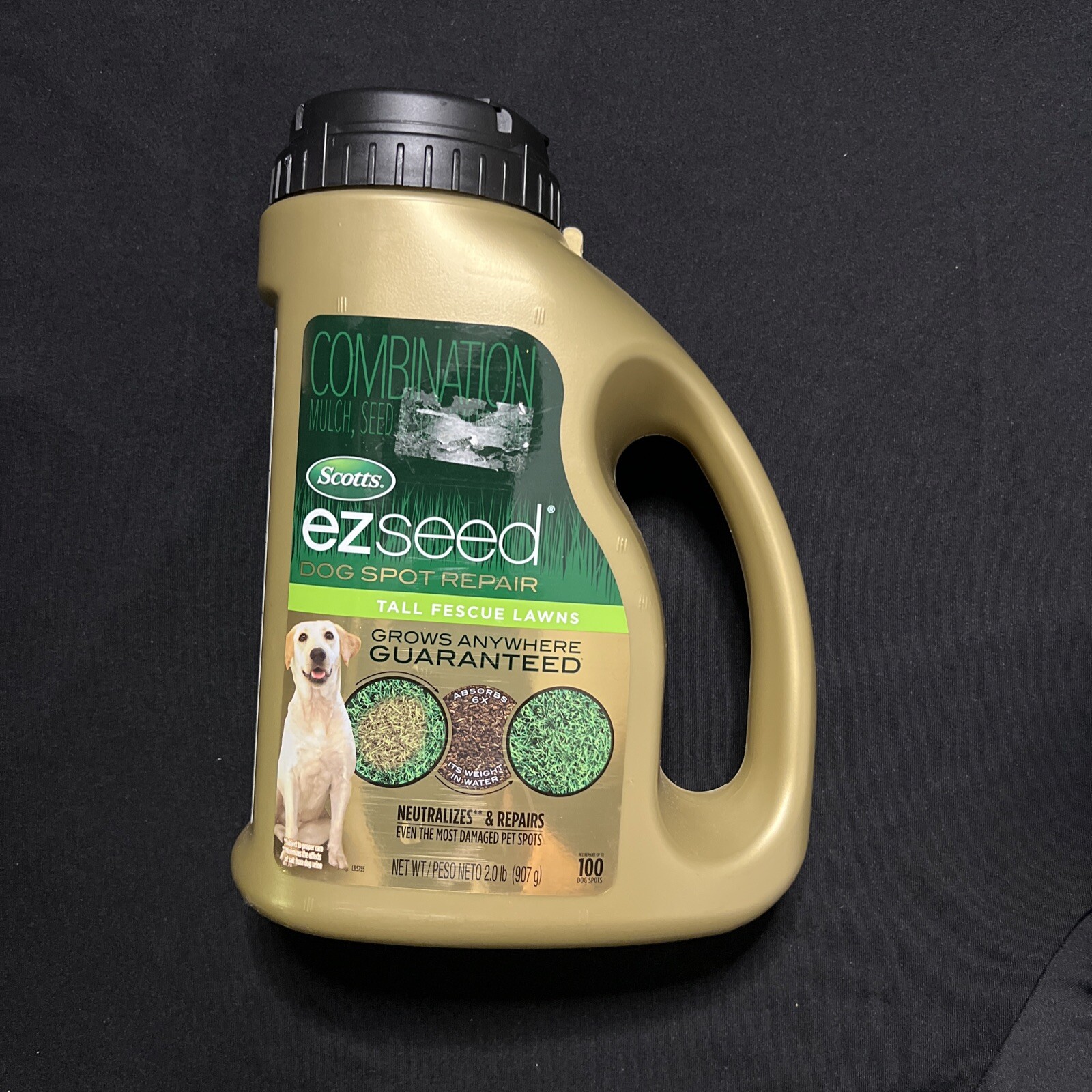 Scotts EZSeed Dog Spot Repair Combination Mulch Seed Soil Amendment Repair 2 lbs