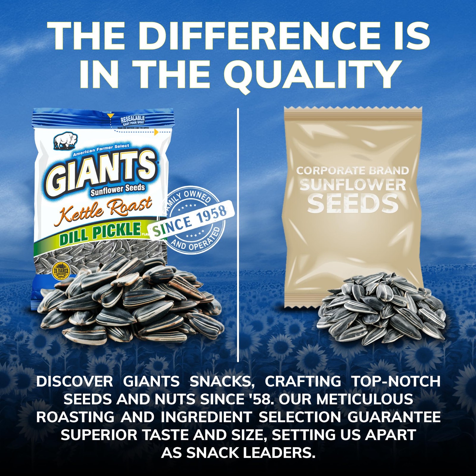 GIANTS Dill Pickle Sunflower Seeds – Sunflower Seeds Bulk, Big Sunflower Seed…