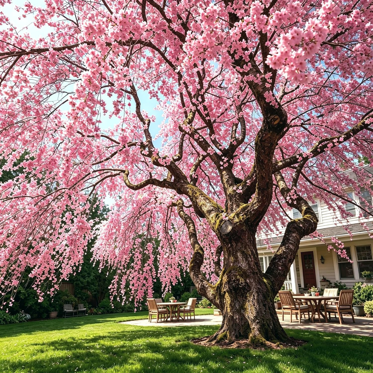 CarpetC 50+ Weeping Cherry Blossoms Seeds for Planting, Ornamental Tree with …