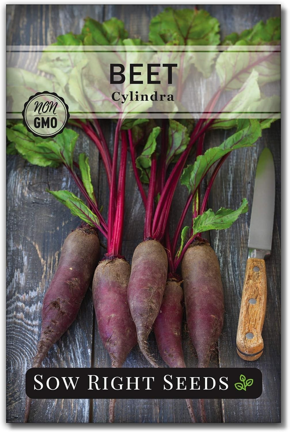 Cylindra Beet Seeds – Heirloom Seeds with Planting Instructions for Home Gardens