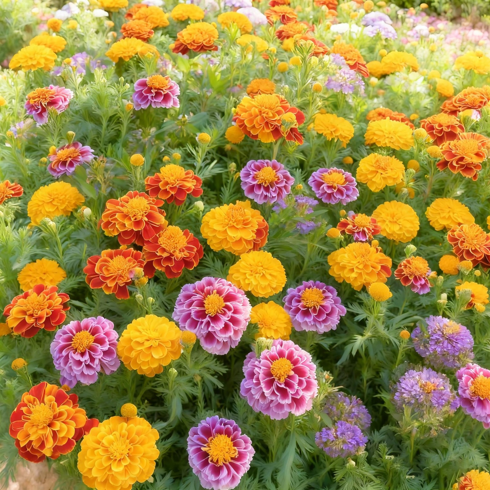 1000+ Marigold Seeds for Planting, Mixed Color Mix