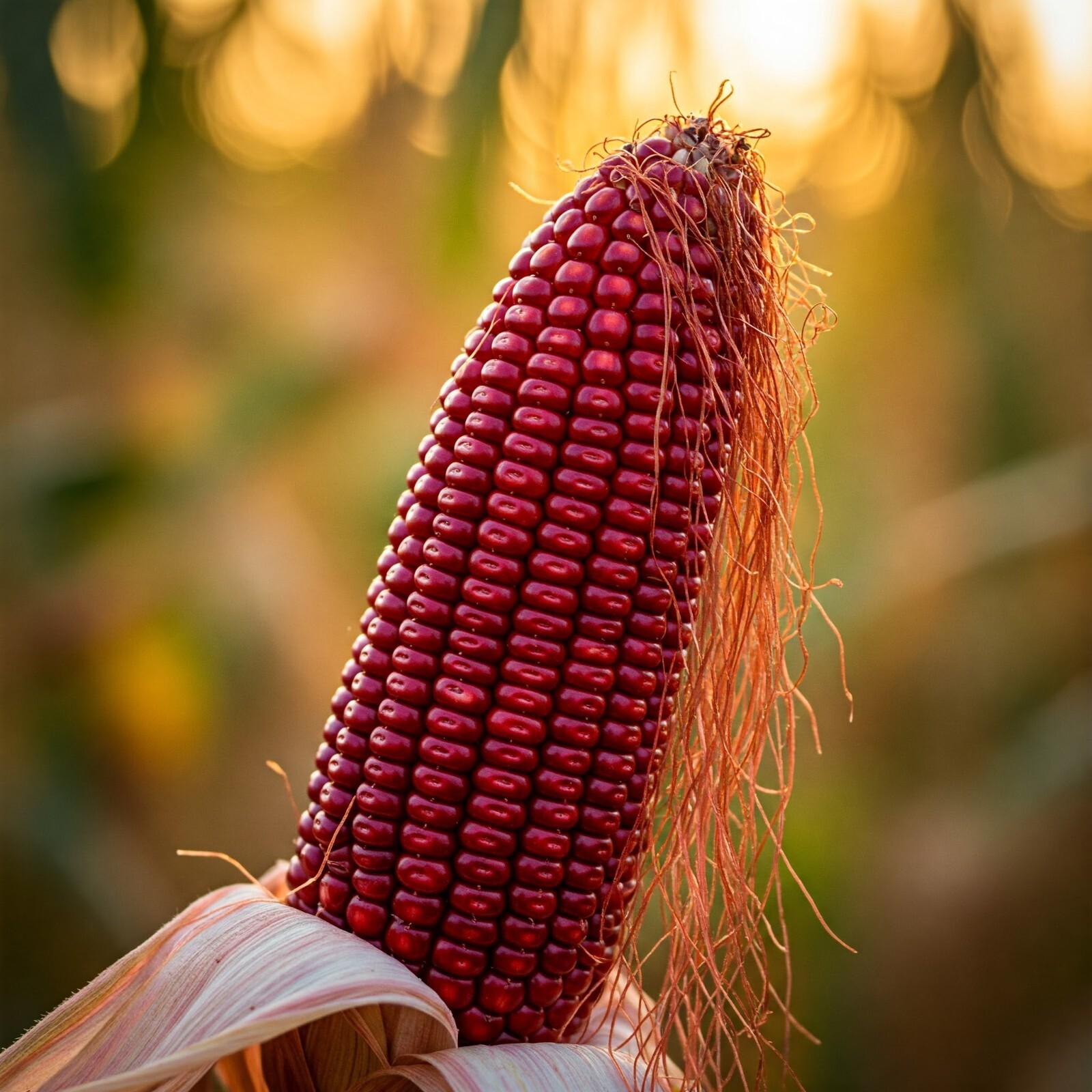 60+ STRAWBERRY RARE RUBY CORN SEEDS RED AUTUMN SWEET HEIRLOOM NON-GMO POPCORN US
