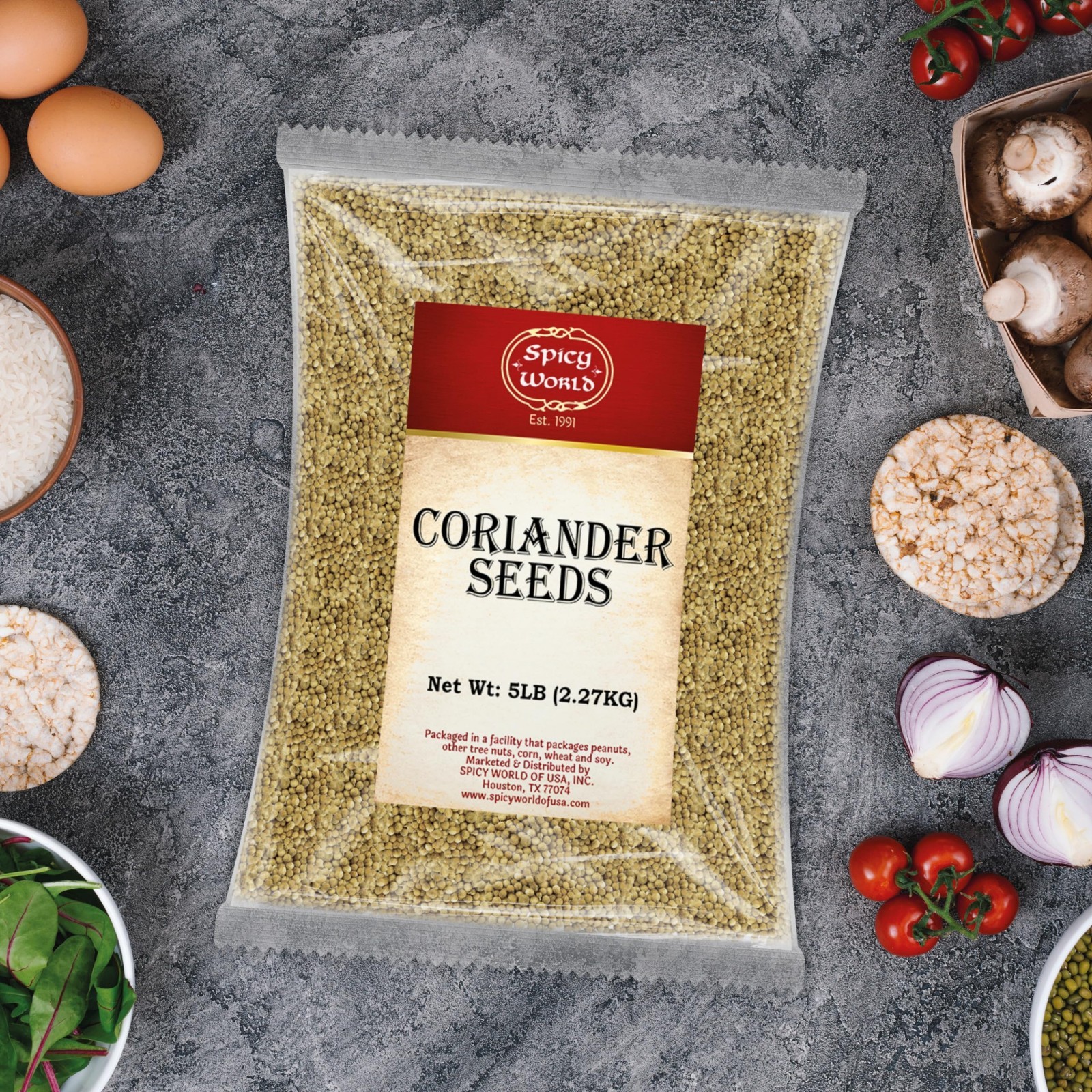 Bulk Coriander Seeds 5 lbs – Premium Indian Spice for Cooking & Seasoning