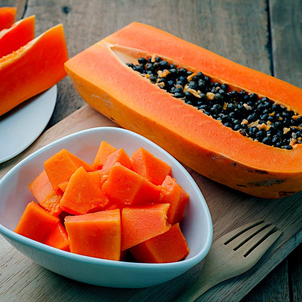 20 Dwarf Hawaiian Solo Sunrise Papaya Seeds Carica Melon Rare NON GMO Fruit Tree