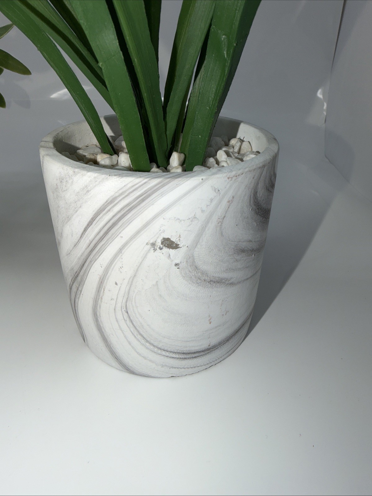 Artificial Potted Plants Lot of 4 Faux Greenery Home Office Decor