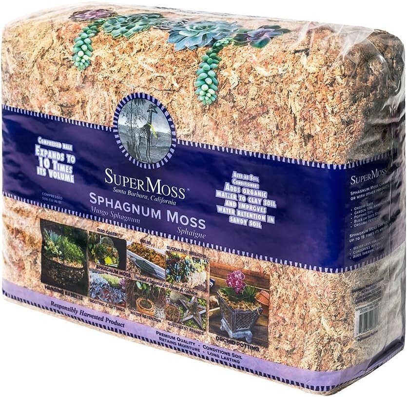 Long-Lasting Orchid and Succulent Sphagnum Moss – Essential Plant Care Solution