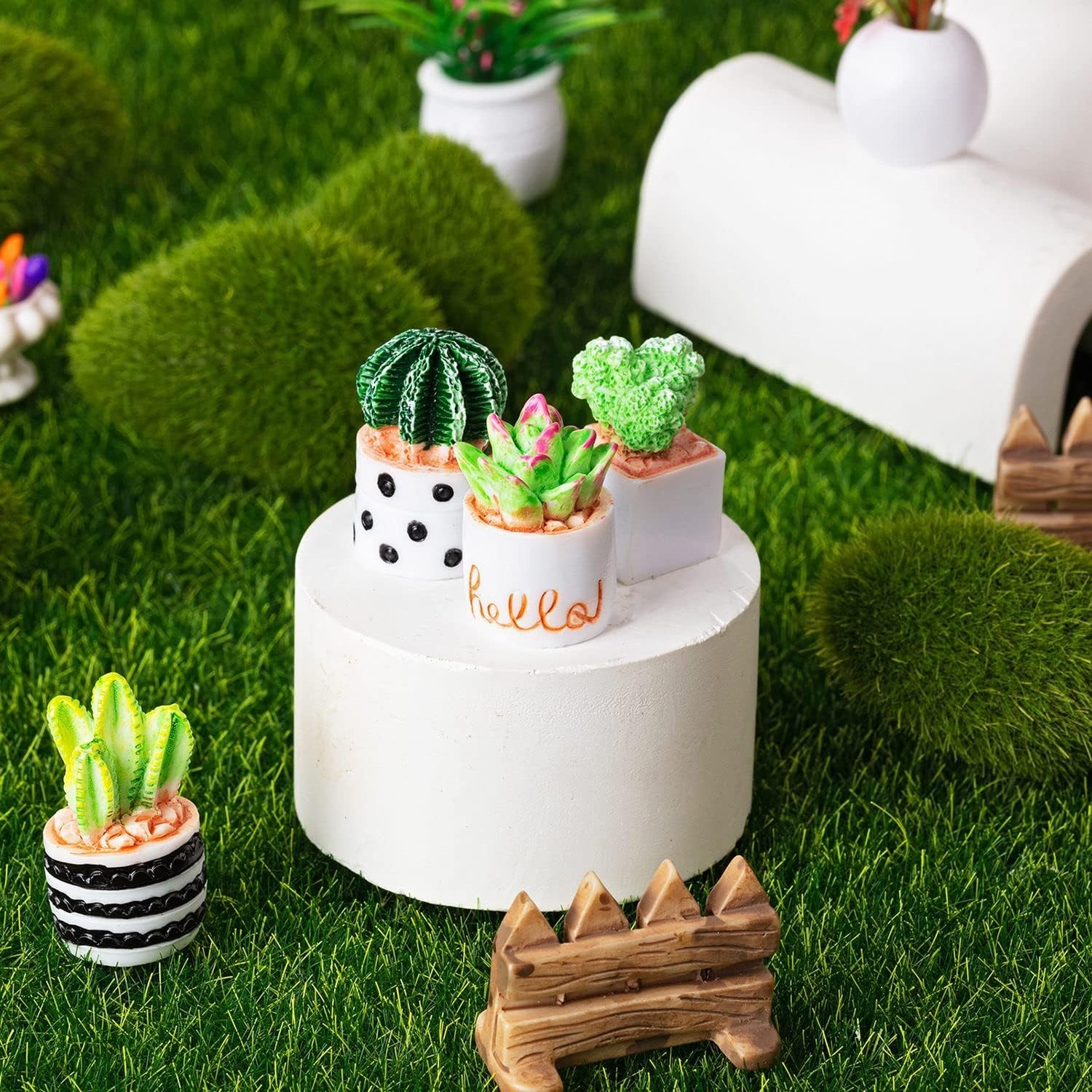 Resilient 26-Pc Miniature Plant Set for Dollhouse Décor – Perfect Gift Idea