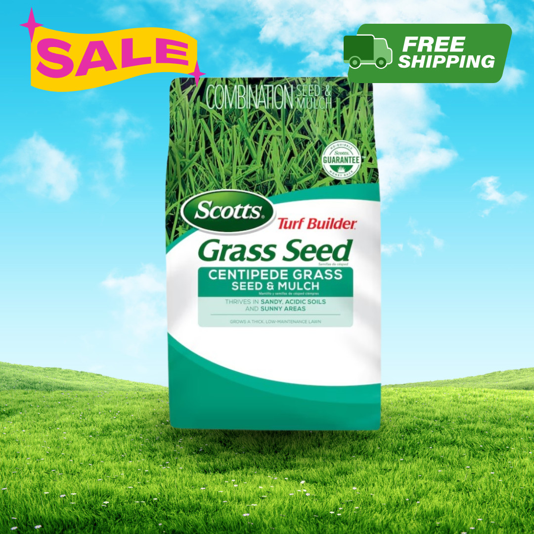 [FASH SALE] Scotts Turf Builder Centipede Grass Seed 5 lb Lawn Seed Bag New
