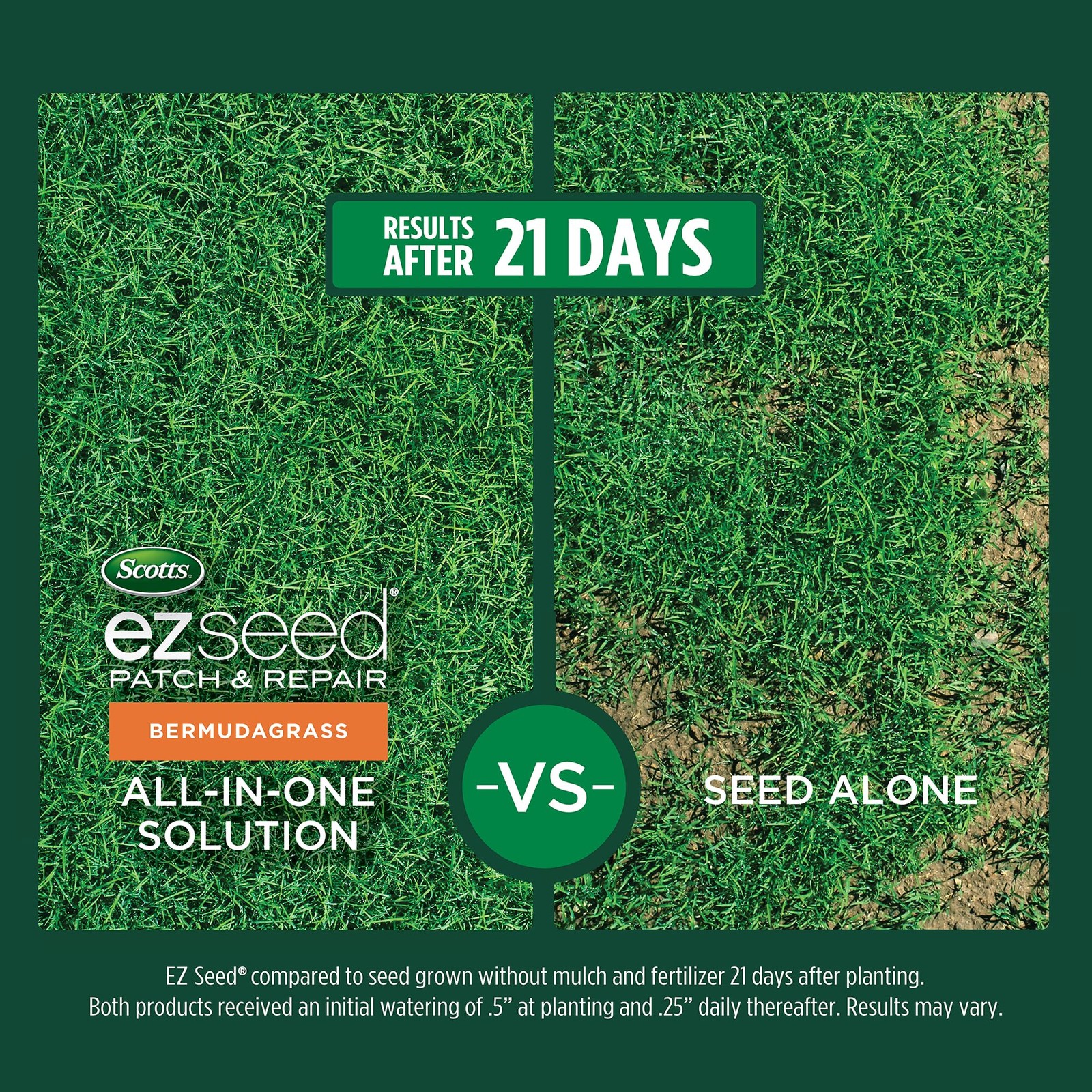 Scotts EZ Seed Patch & Repair Bermudagrass Combination Mulch Bermudagrass Seed