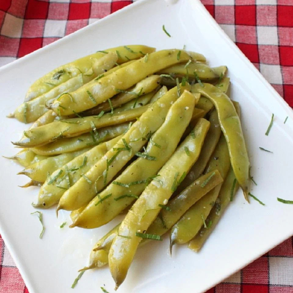Qing Bian Romano Bean Seeds | Heirloom Pole Beans Flat Italian Roma II Seed 2023