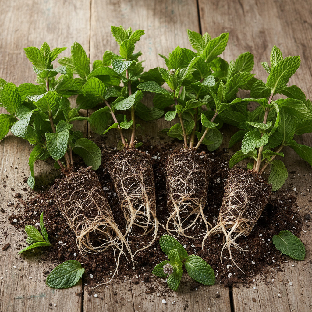 Peppermint Live Plants – 5 Bare Root Plants