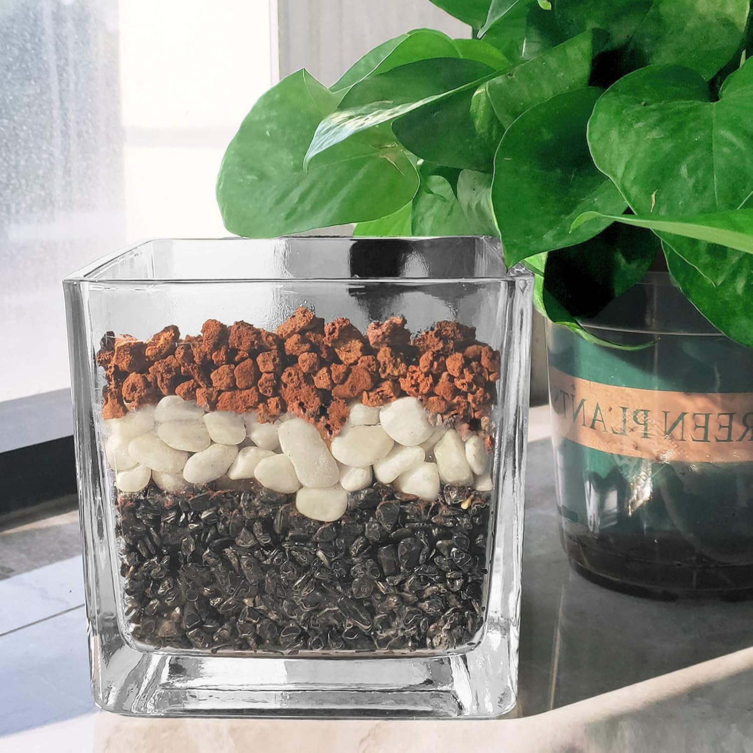 Red Lava Rocks for Plants -100% Pure Volcanic Rock No Dyes or Chemicals-Best Lav