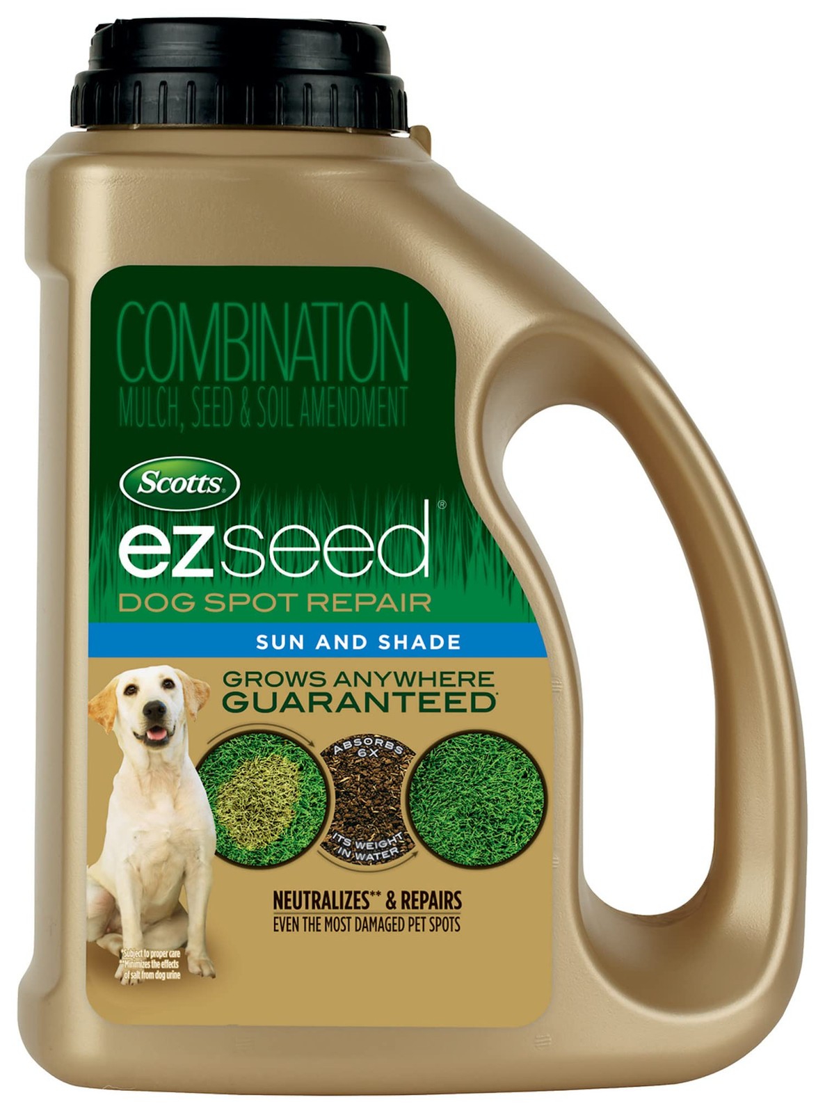 Scotts EZ Seed Dog Spot Repair Sun and Shade Combination Mulch Grass Seed Mix