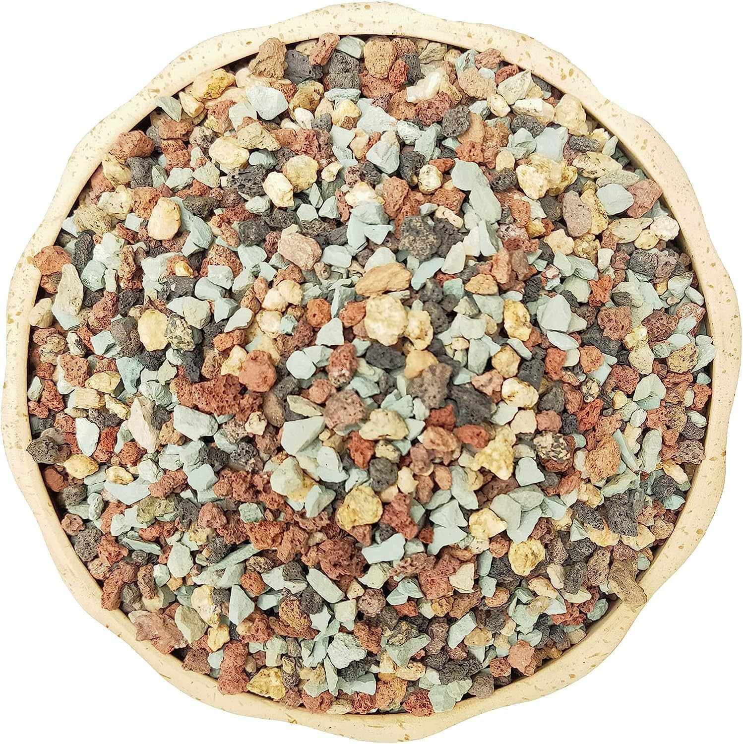 5Lb Bonsai Succulent and Cactus Soil Gritty Mix Rocks Gravel for Terrarium Top D