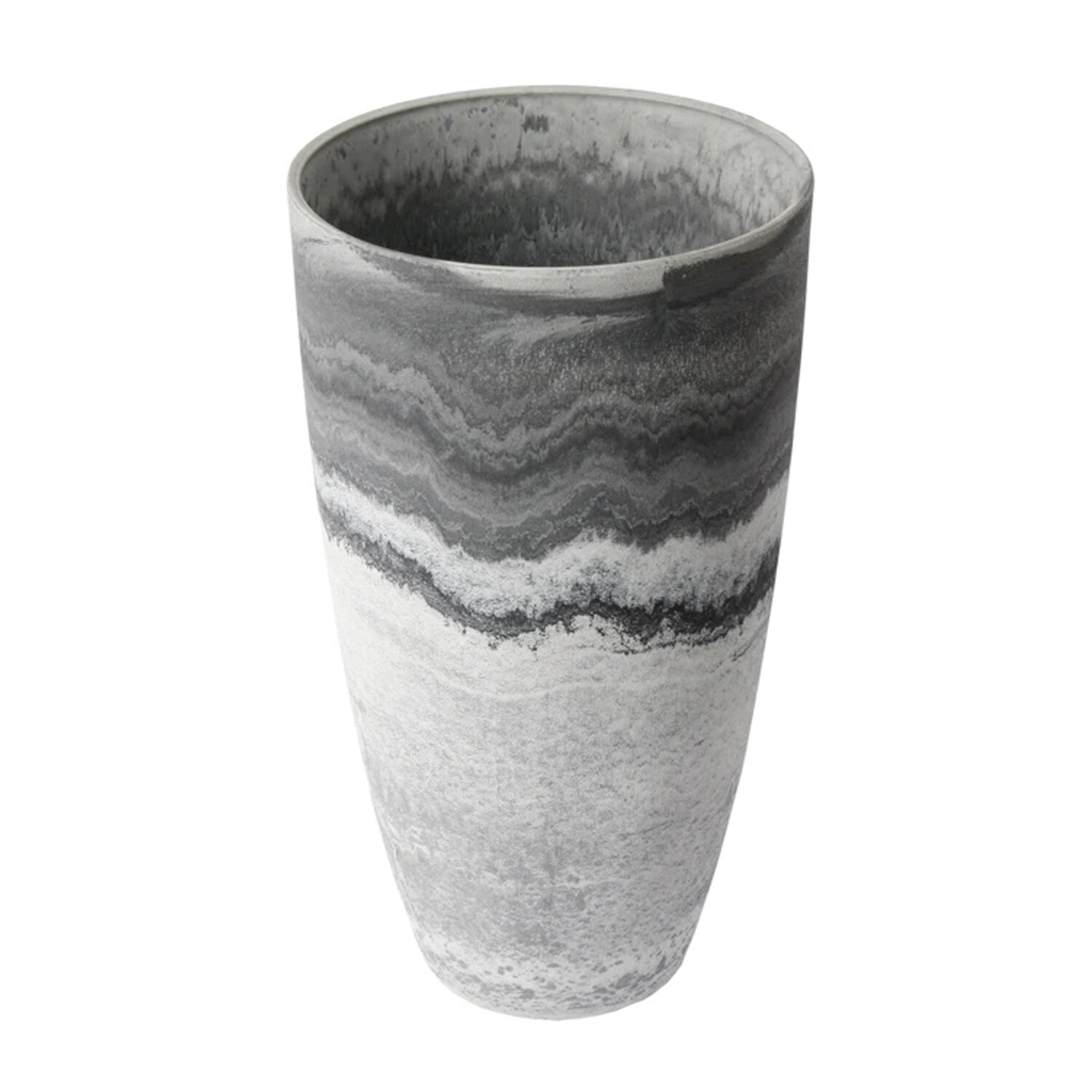 Algreen Acerra Curved Yard & Patio Vase Garden Planter 11.5″ x 20″ (Open Box)