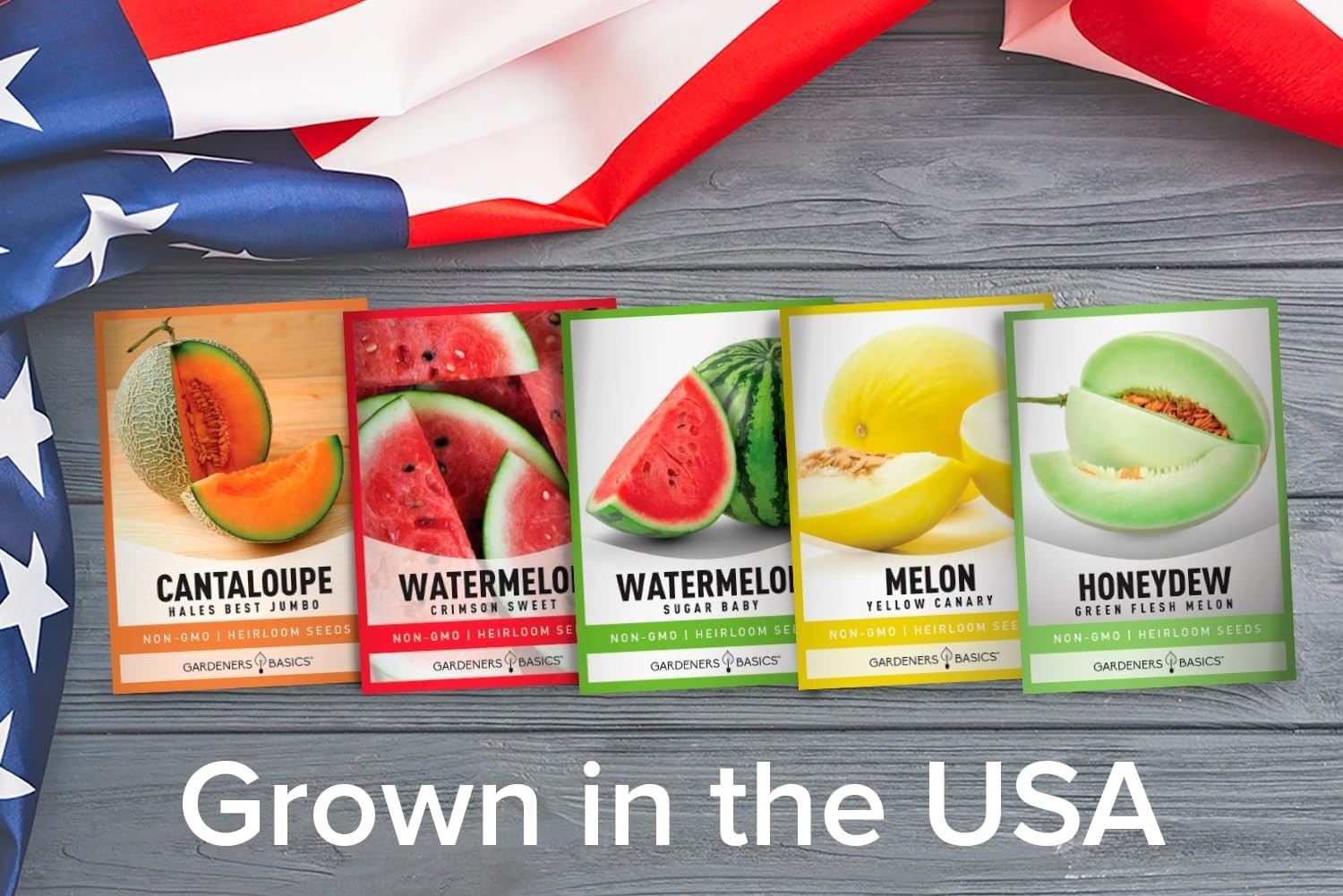 Cantaloupe, Watermelon Seed Pack