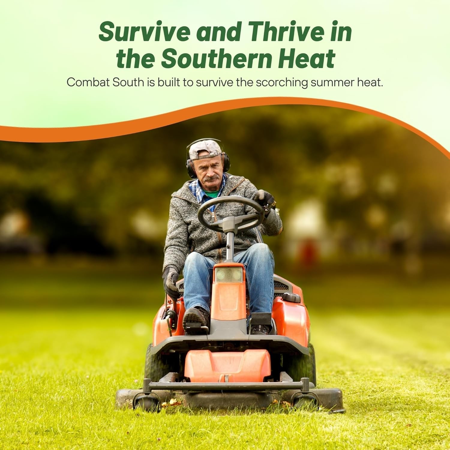 50 LBS – OptiGrowth Coated Combat Extreme&trade; Southern Zone Grass