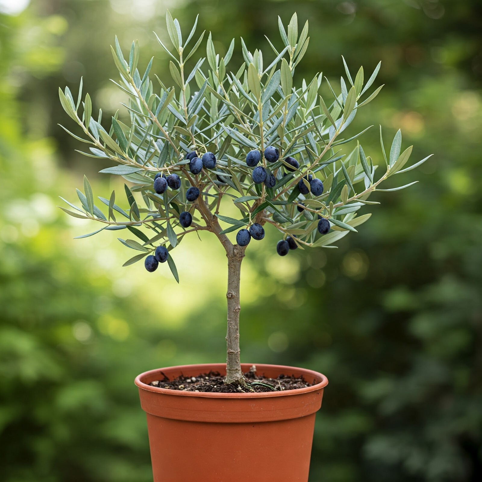 Arbequina Olive Tree Olea Europaea Live Plant Fruiting 2 Gallon Pot 2-3 Ft Tall