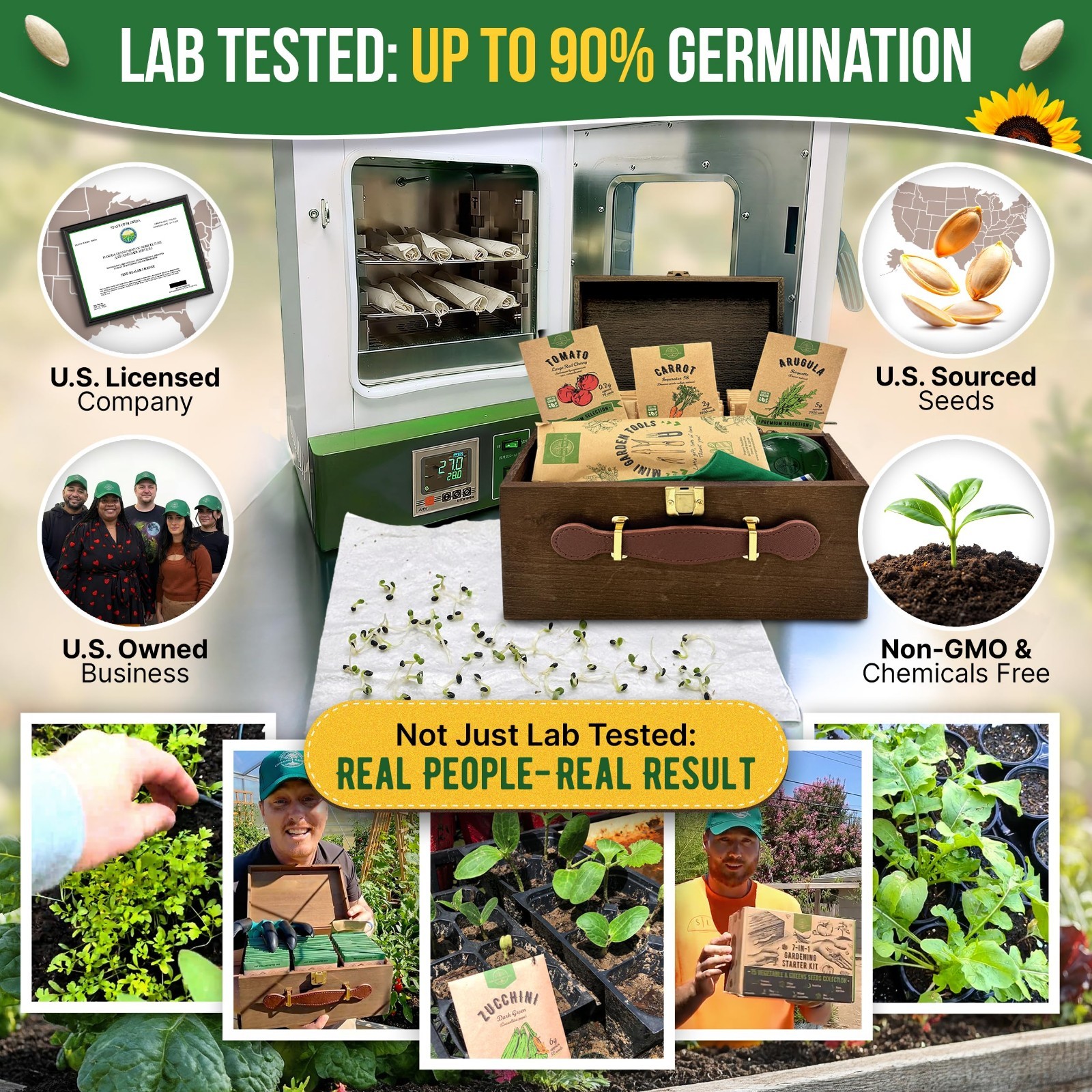 75 Vegetable & Greens Seed Variety Pack – Non-GMO Heirloom Seeds for Garden Star