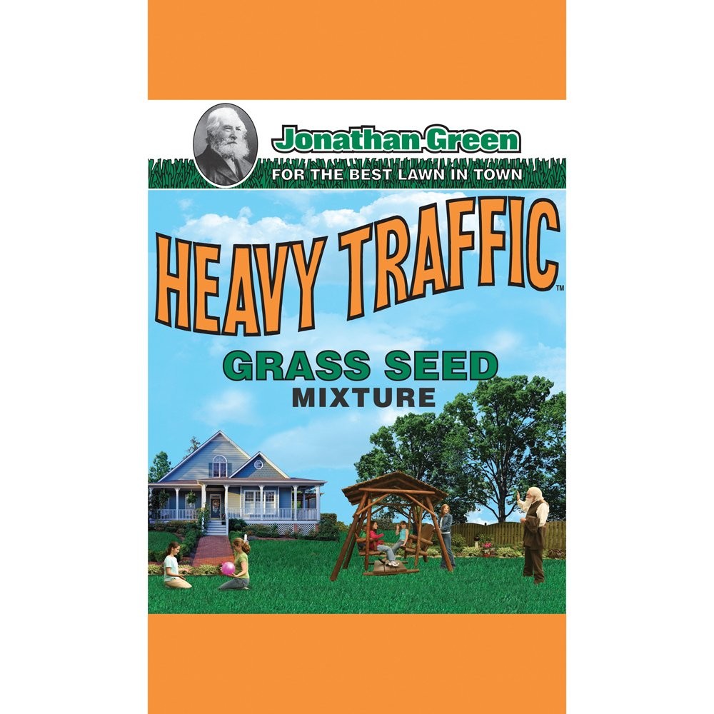 7 lb Heavy Traffic Grass Seed Mix for Full Sun Partial Shade Lawns