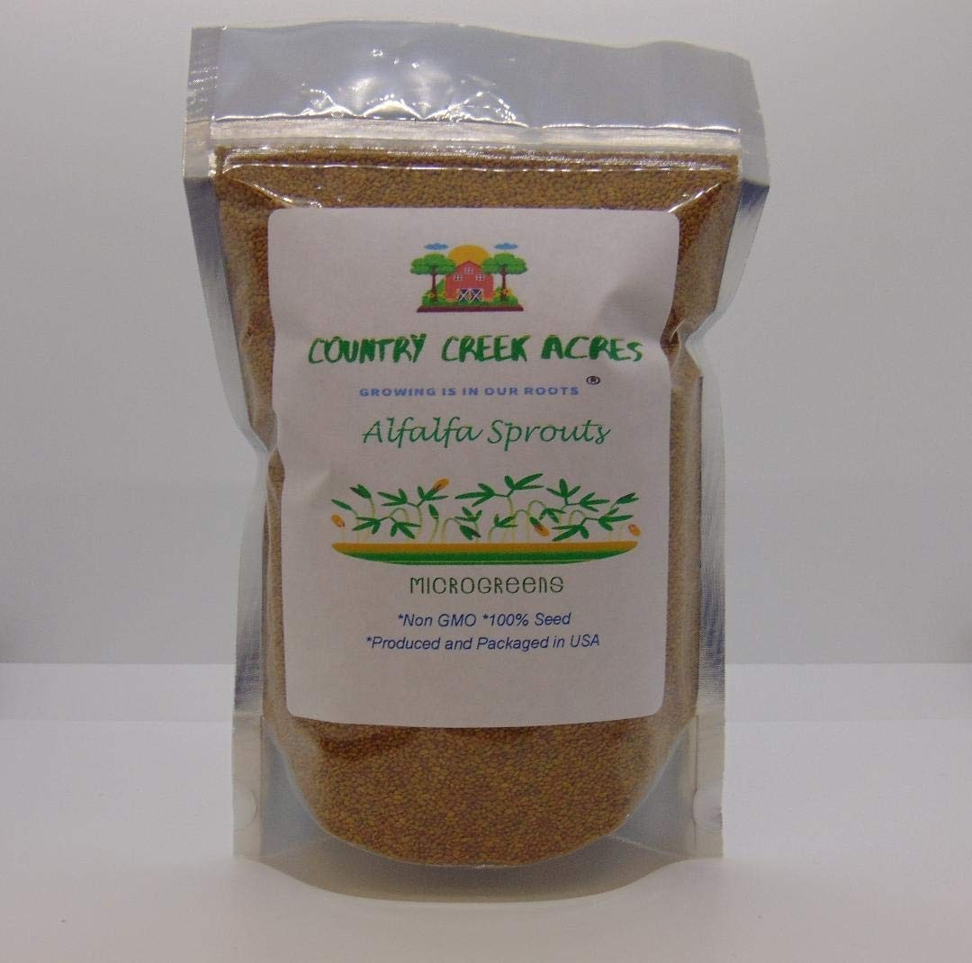 Nutritious 4 oz Alfalfa Sprouting Seeds – Grow Delicious Edible Sprouts at Home