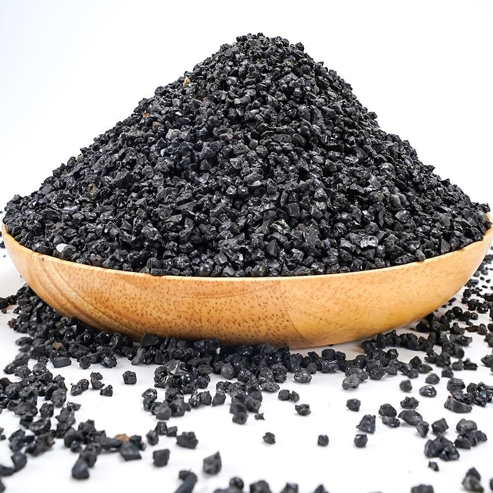 Vibrant 2.2 lb Black Lava Pebbles – Irregular Shaped Nature Stones for Crafting