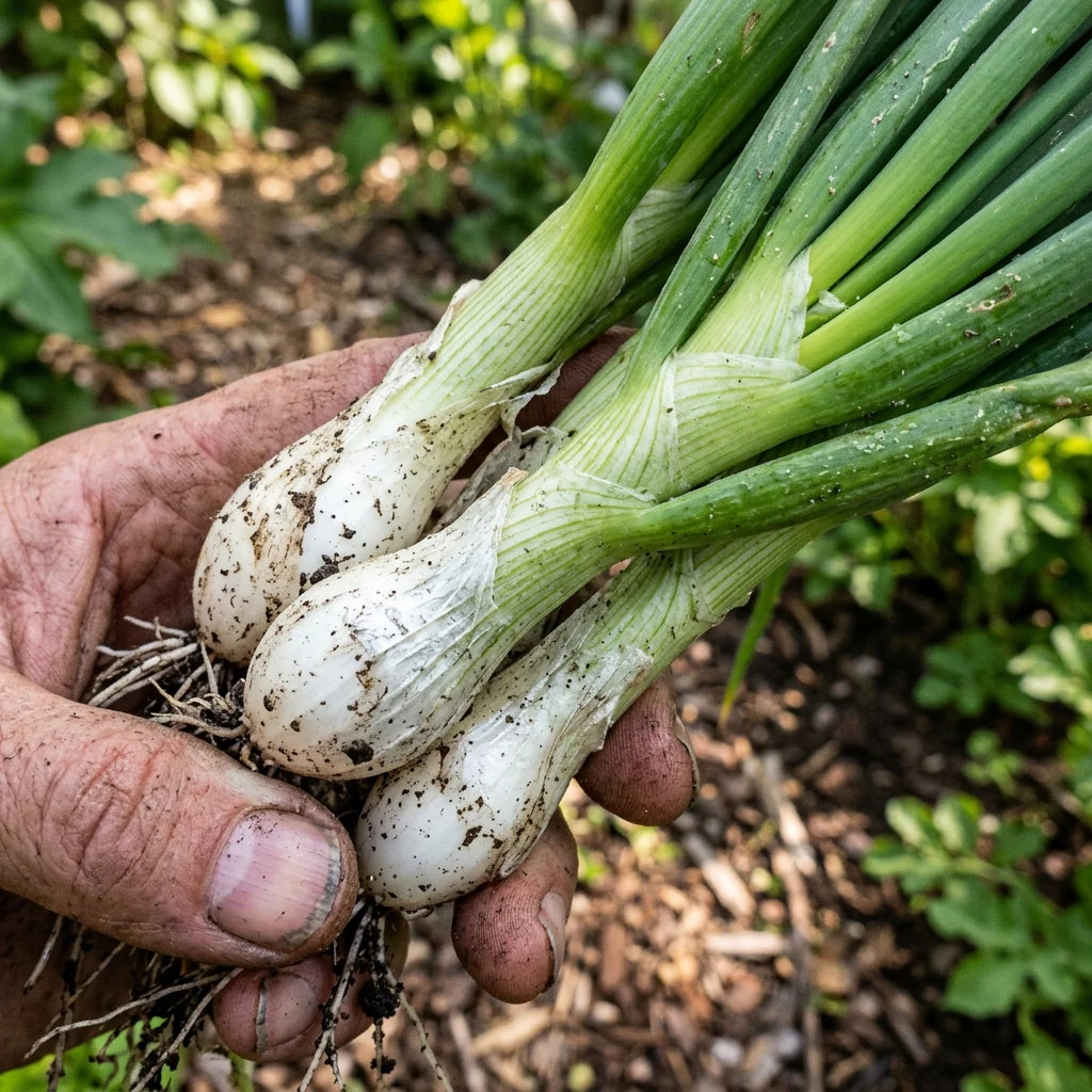 1000 White Lisbon Bunching Onion Seeds for Planting – Variety for Home Gardening