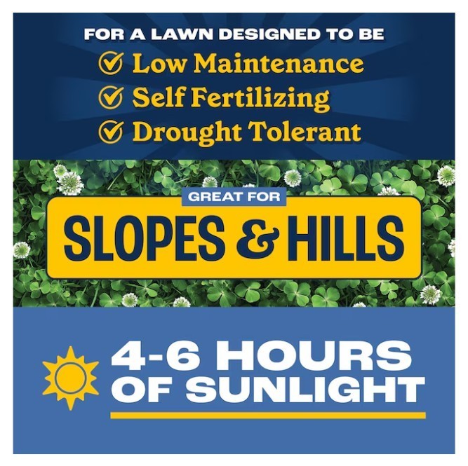[FASH SALE] Pennington Clover Mixture Grass Seed 7 lb Bag Lawn Seed (2 Pack) NEW
