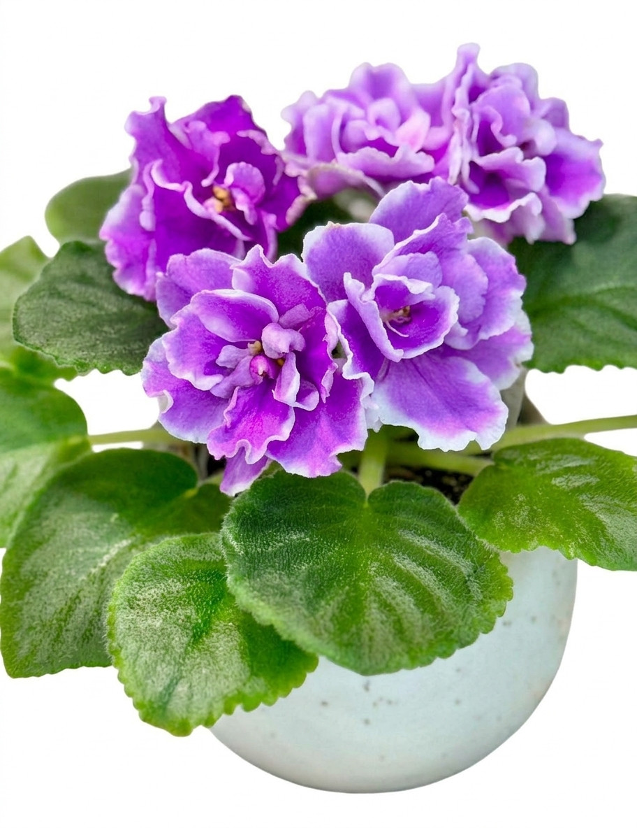 African Violet Plant AV Korolevskaya Geran Royal Geranium Starter Plant Standard