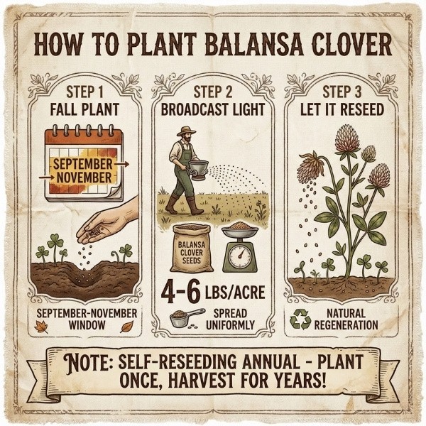 Old Cobblers Farm™ Wicked Tuff Turf Balansa Clover (Legumes) – Pastures Lawns