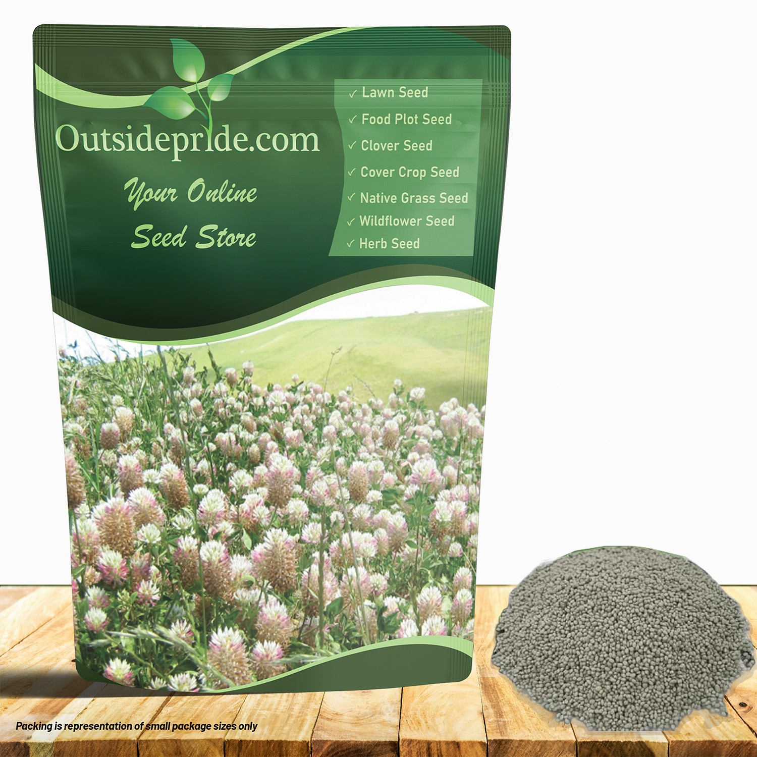 10 LBS – Inoculated Arrowleaf Clover Seeds – Trifolium Vesiculusom