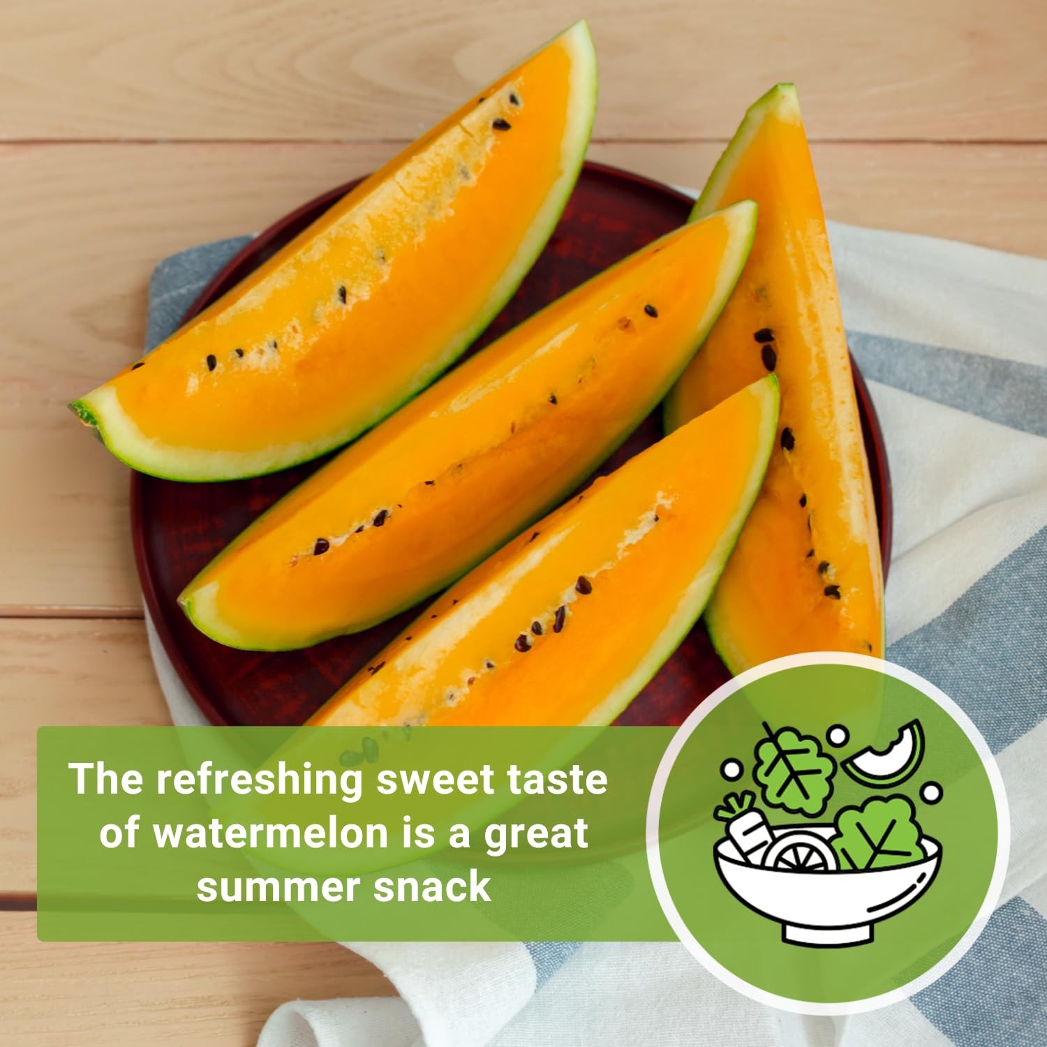 Tendersweet Watermelon Seeds – Non-GMO Heirloom Seeds for Home Garden