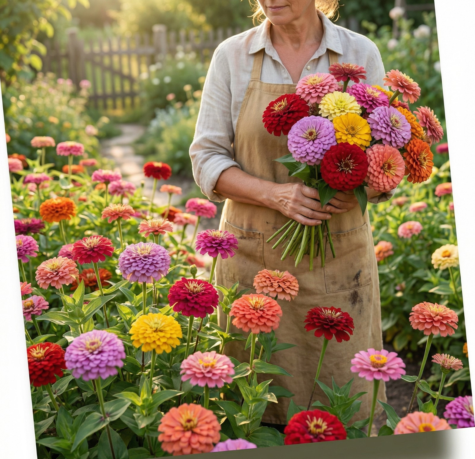 Zinnia Benary’s Giant MIX Cut Flower Garden 4-6″ Blooms Tall Non-GMO 25 Seeds