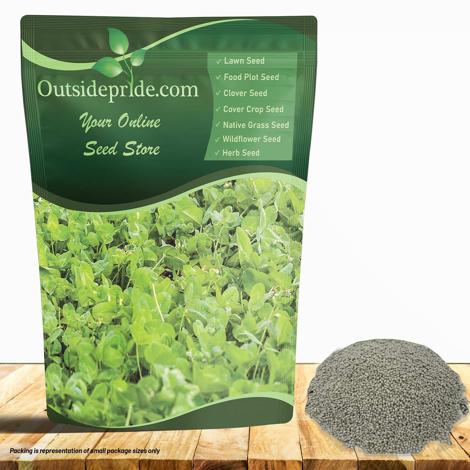 20 LBS – Inoculated White Clover King Deer Food Plot Seed For Planting –