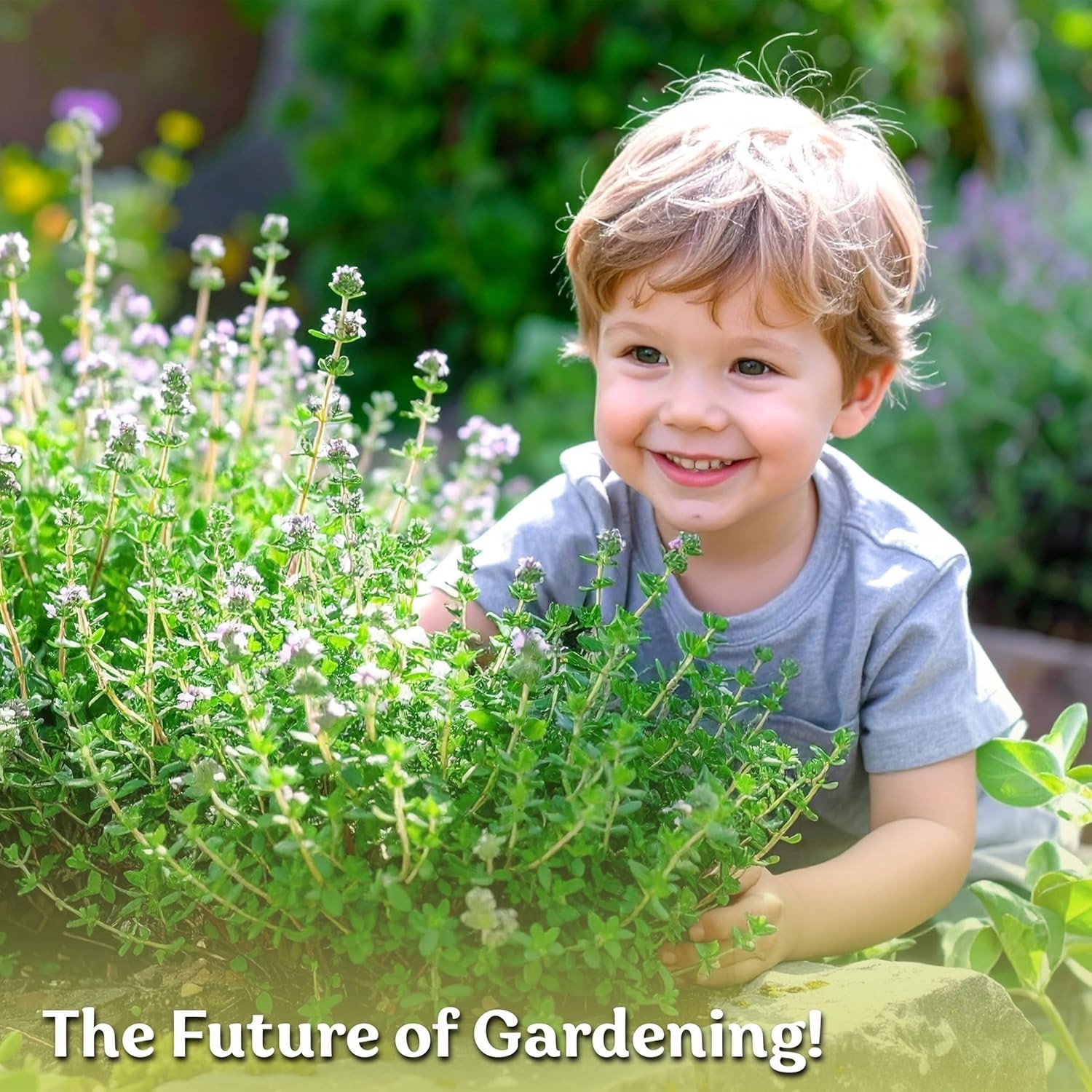 500 GMO-Free Lemon Thyme Seeds – Aromatic Ground Cover & Pollinator Friendly