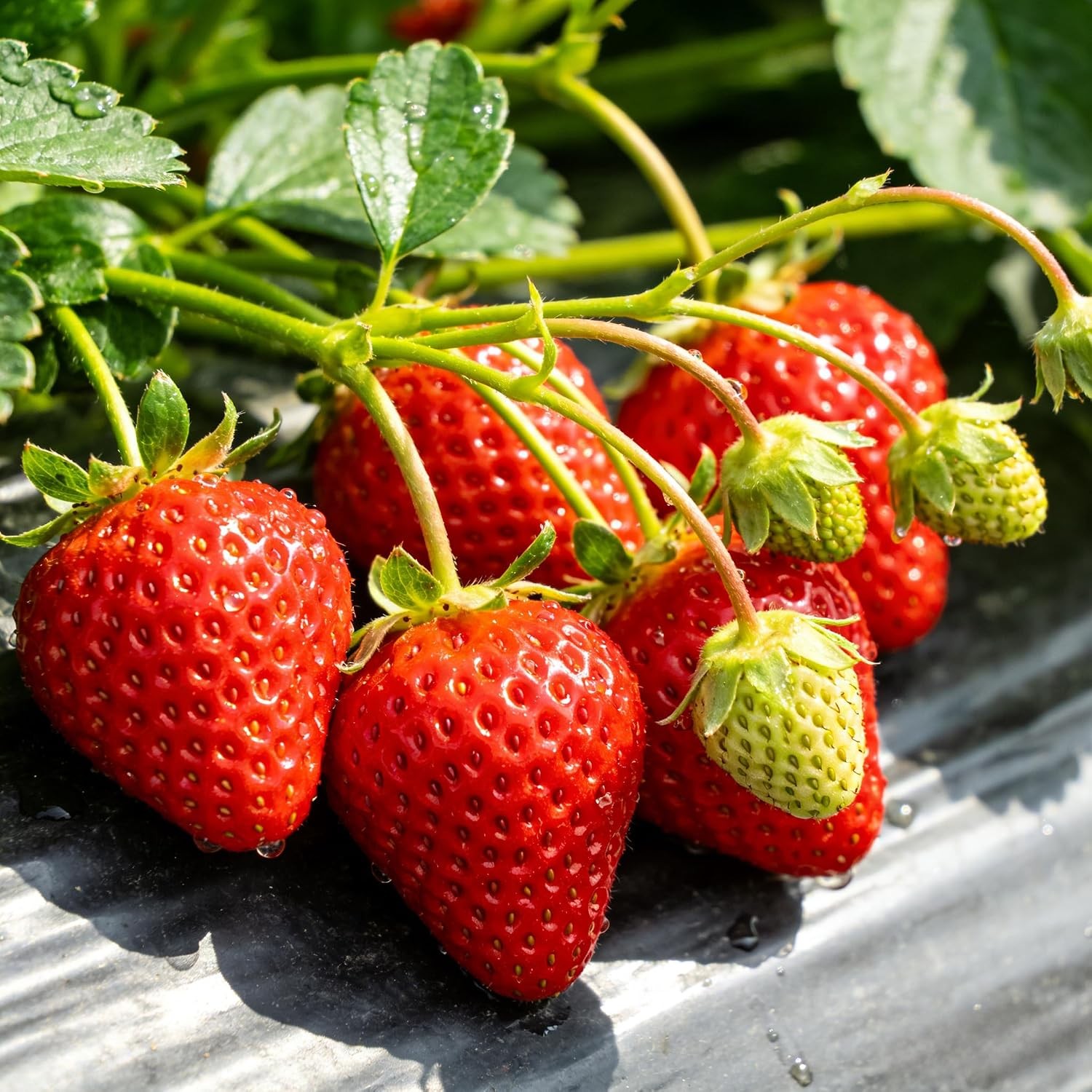 CarpetC 400+ Strawberry & Raspberry Seeds Mix for Planting, Red White Yellow Str