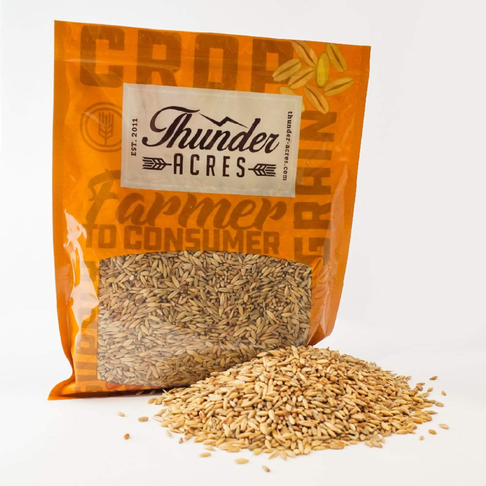 Thunder Acres Cat Grass Blend – Wheat, Barley, Oats, And Rye Seed Mix