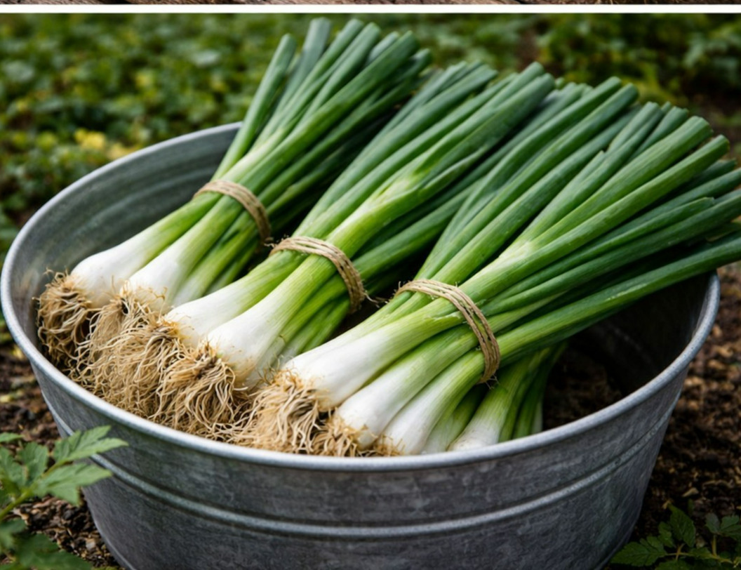100 Warrior Bunching Onion Seeds! -Pearl White-Perfect Onion Flavor -Non GMO