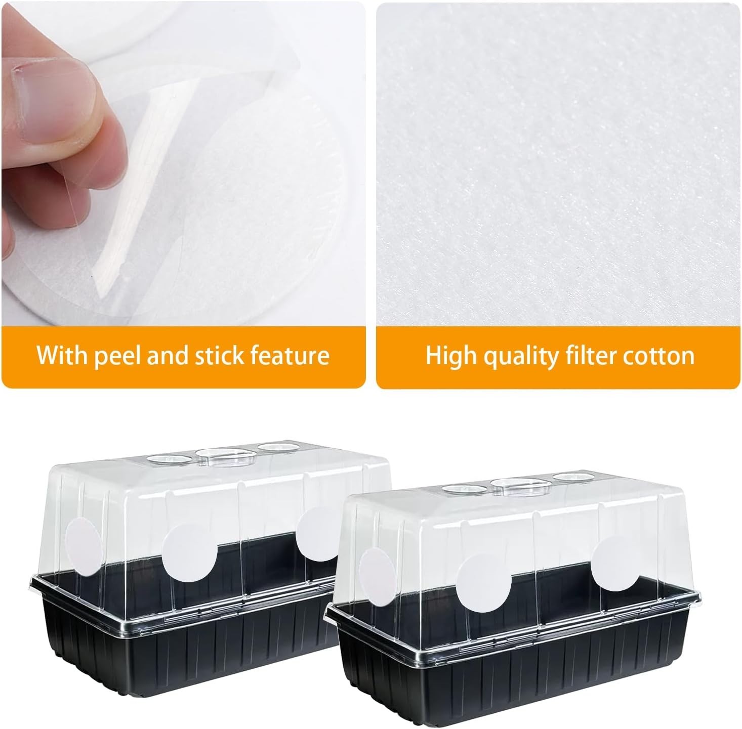 12PCS 2.5in Monotub Filter Disks – Optimal Adhesive Solution for Mushroom Growth