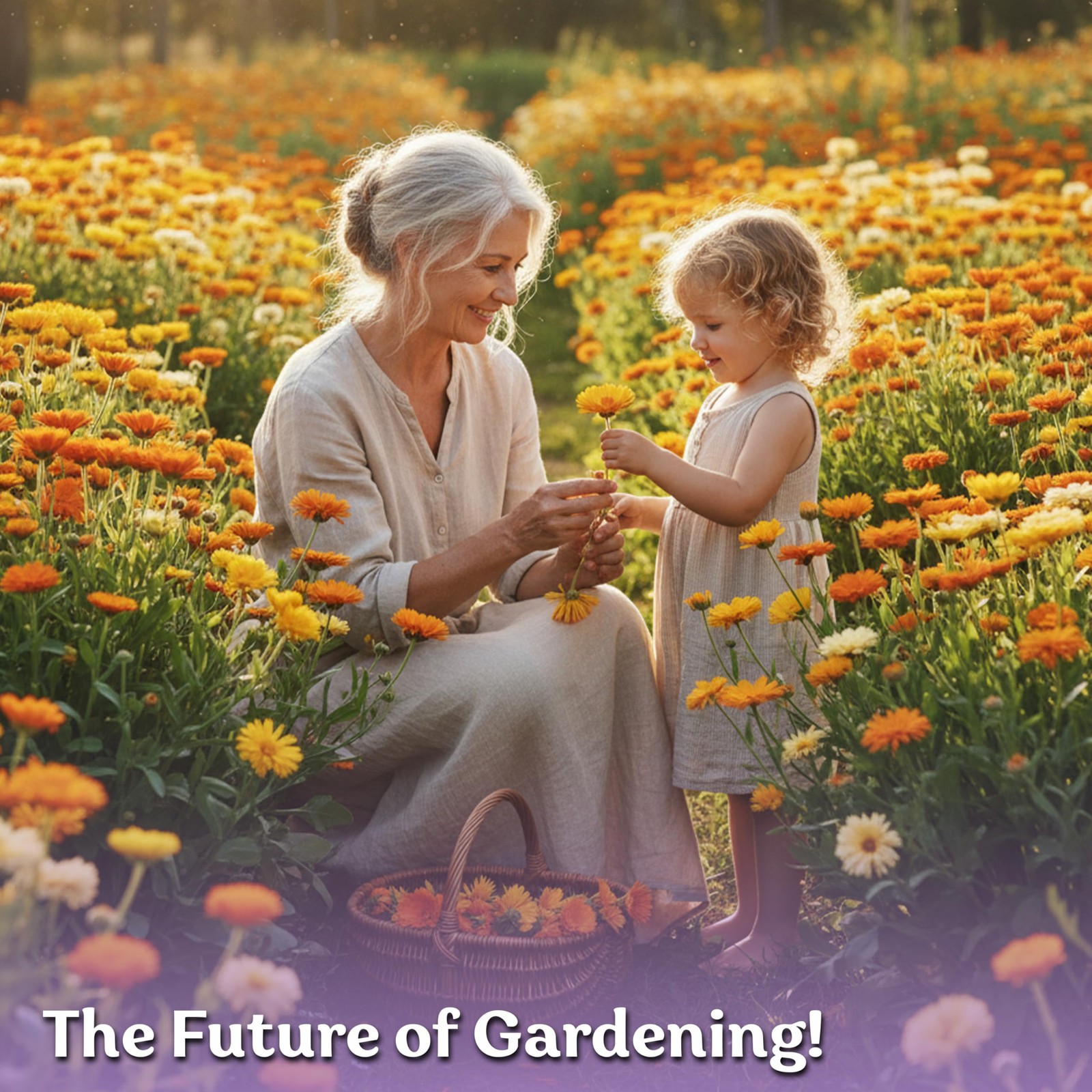 Calendula Seeds NonGMO Pot Marigold for Indoor/Outdoor Gardens & Cut Flowers