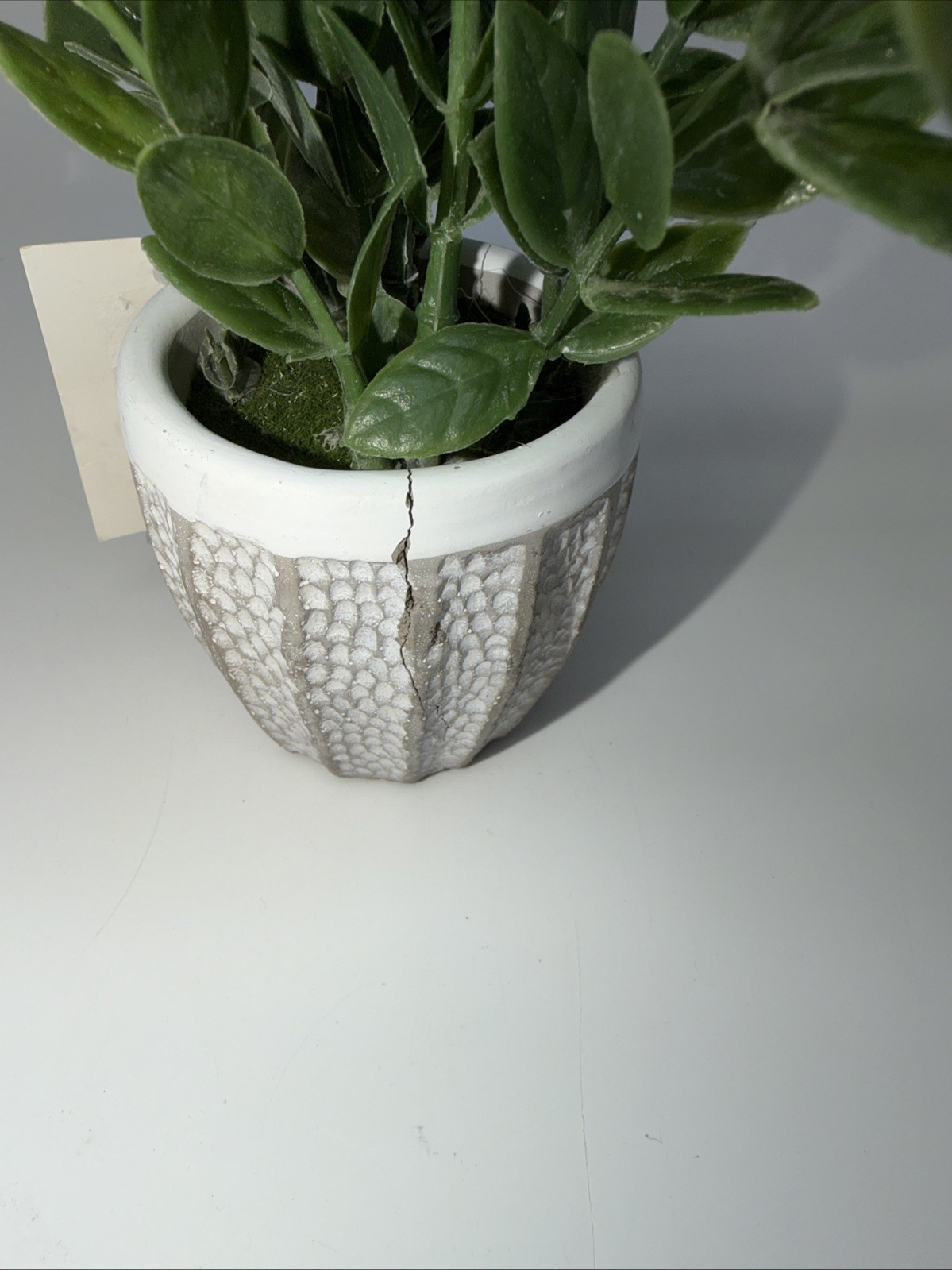 Artificial Potted Plants Lot of 4 Faux Greenery Home Office Decor