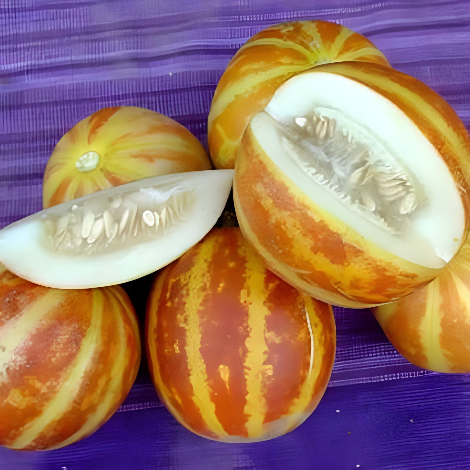 25 Heirloom Rich Sweetness Melon Seeds – Candy Sweet Personal Sized Exotic Melon