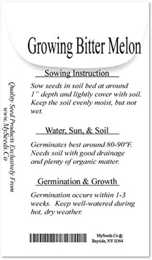 Mara Long Variety Bitter Melon – 100 Non-GMO Seeds