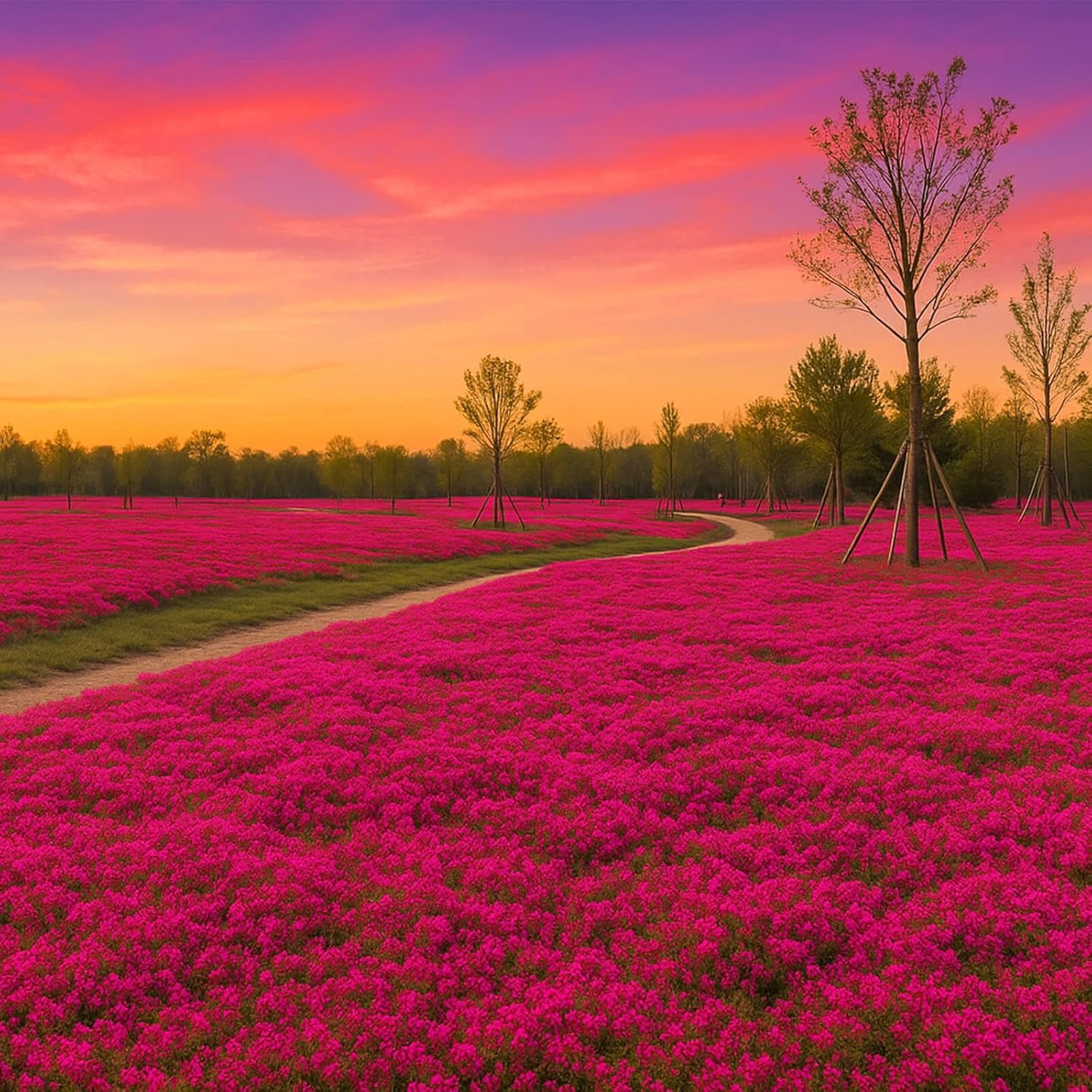 32000+ Mix Creeping Thyme Seeds Ground Cover, Aromatic Low Maintenance Plant for