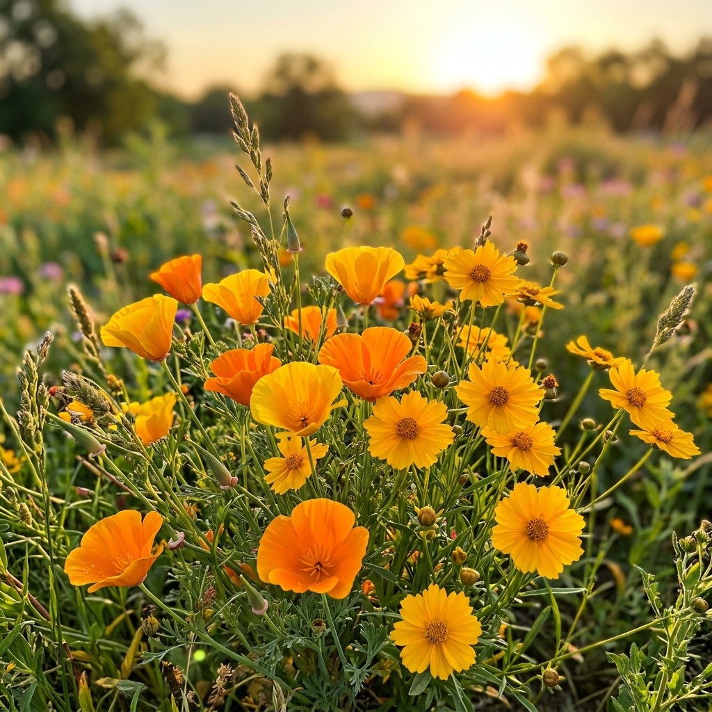 300 Drought Tolerant Wildflower Mix Seeds – Premium Bulk Seed Blend for