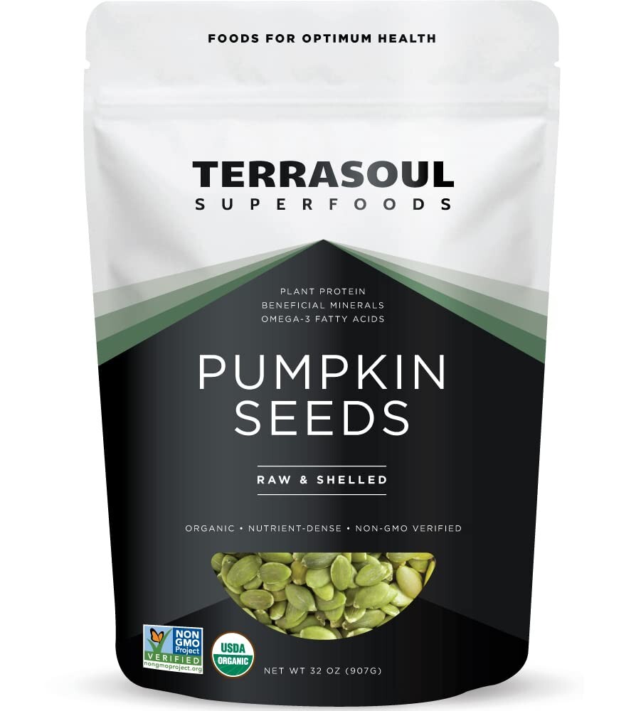 Family-Run Organic Pumpkin Seeds, 2 Lbs – Raw & Unsalted for Healthy Snacking