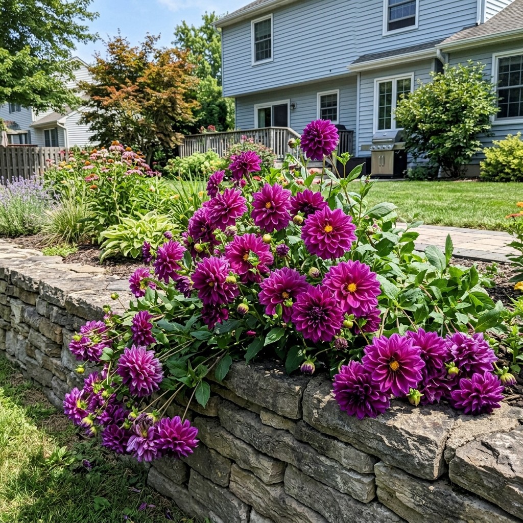 50 Count Purple Dahlia Seeds – Beginner Friendly Planting, Nature Inspired